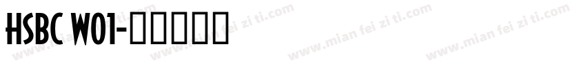 HSBC W01字体转换